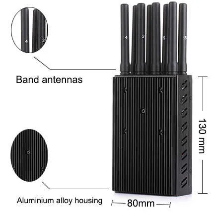 8 Bands Jammer Device