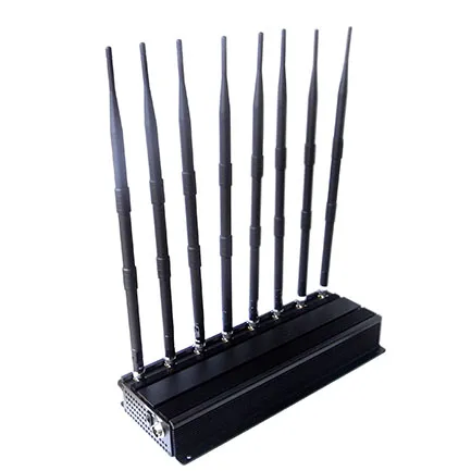 adjustable 8-antenna military cell phone signal jammer photograph