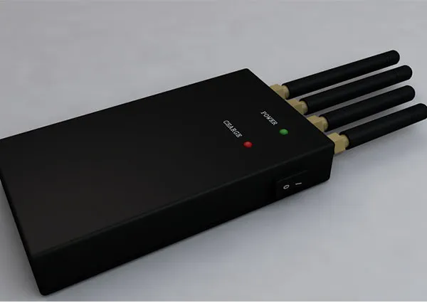 What is the shielding distance of the mobile GPS UHF jammer?