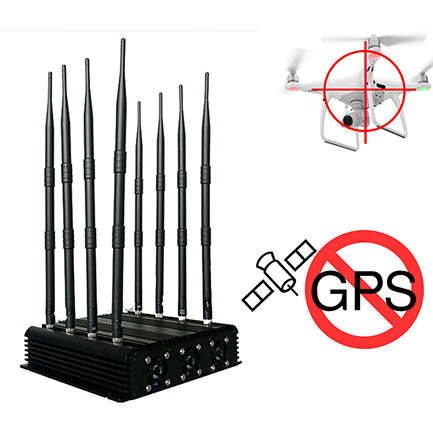 8 Bands Large Range Drone RF Jammer 2.4G GPS 5.8G
