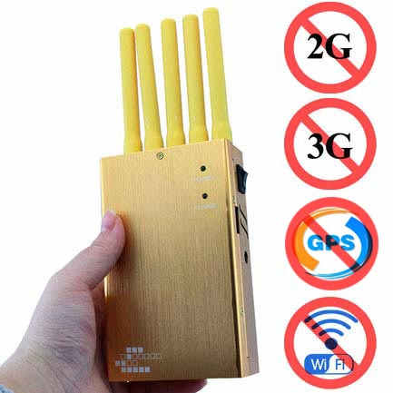 Advanced high power gps & cell phone jammer | Handheld 5 Bands All GPS Jammer High Power