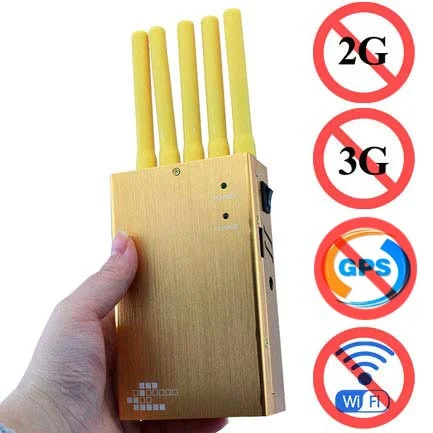 All Handheld 5 Bands GPS Jammer