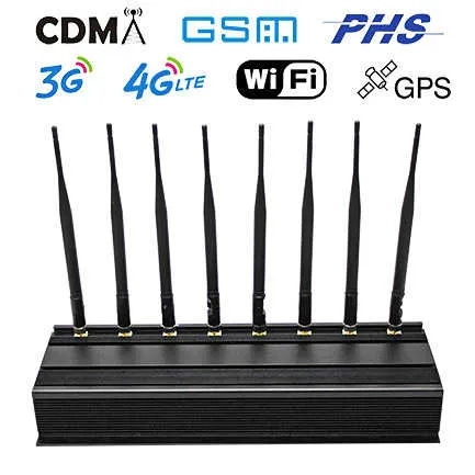 8 Bands Cell Phone Signal WiFi GPS Jammer