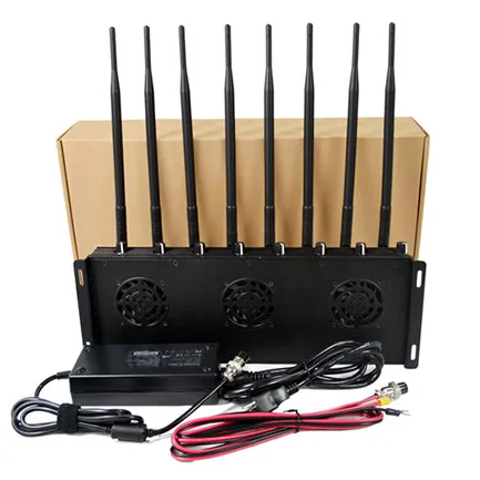 Adjustable power 8 bands jammer