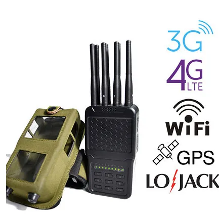 Portable GPS WiFi Lojack Cell Phone Jammer