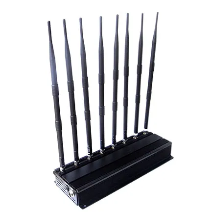 adjustable 8-antenna cell phone signal jammer photograph