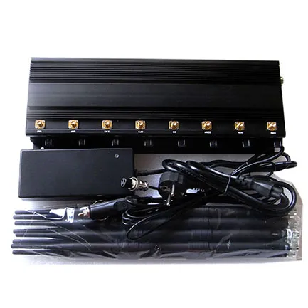 Adjustable 8-Antenna Cell Phone Signal Jammer