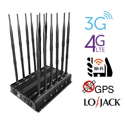  GPS WiFi Lojack 3G 4G 5.8G Jammer