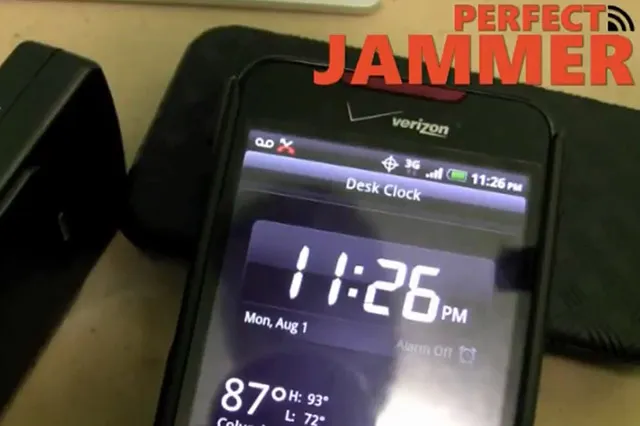 Mini jammer cell phone test